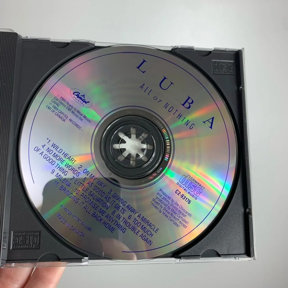 Luba CD’s All Or Nothing & Over 60 Minutes With USED Lot Of 2 Sleeve Covers - Picture 10 of 11